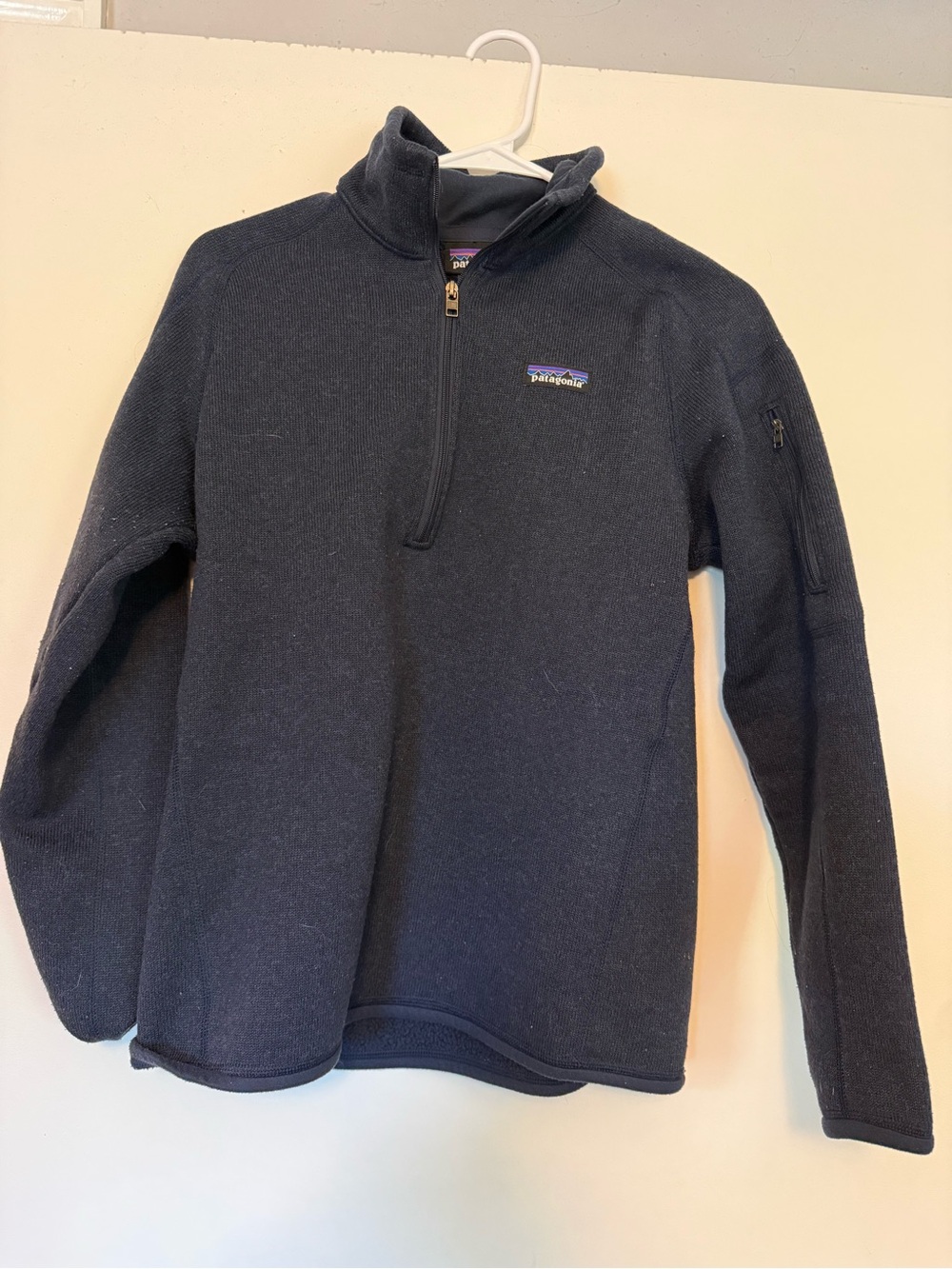 Patagonia Women’s Navy Quarter-Zip Fleece Pullover